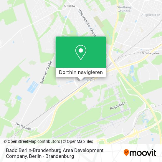 Badc Berlin-Brandenburg Area Development Company Karte