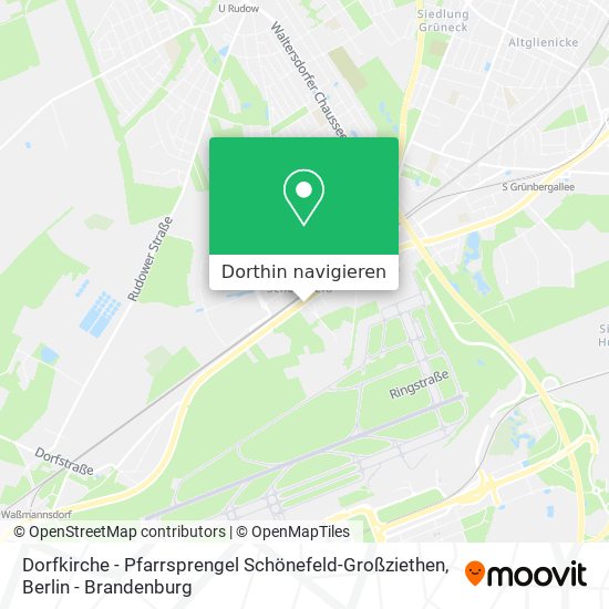 Dorfkirche - Pfarrsprengel Schönefeld-Großziethen Karte