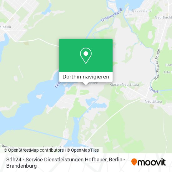 Sdh24 - Service Dienstleistungen Hofbauer Karte