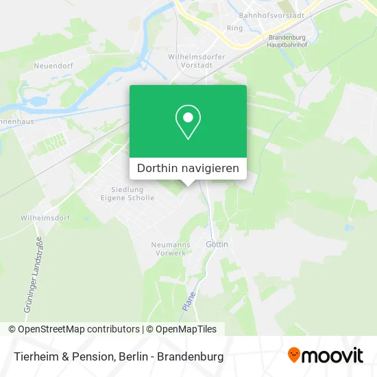 Tierheim & Pension Karte