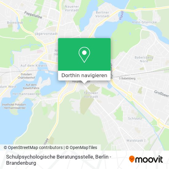 Schulpsychologische Beratungsstelle Karte