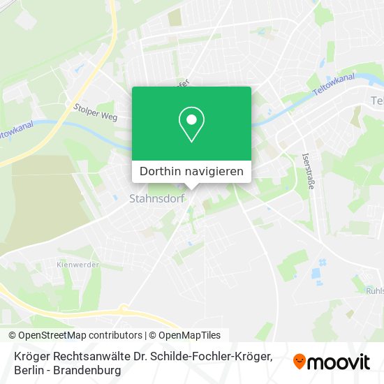 Kröger Rechtsanwälte Dr. Schilde-Fochler-Kröger Karte