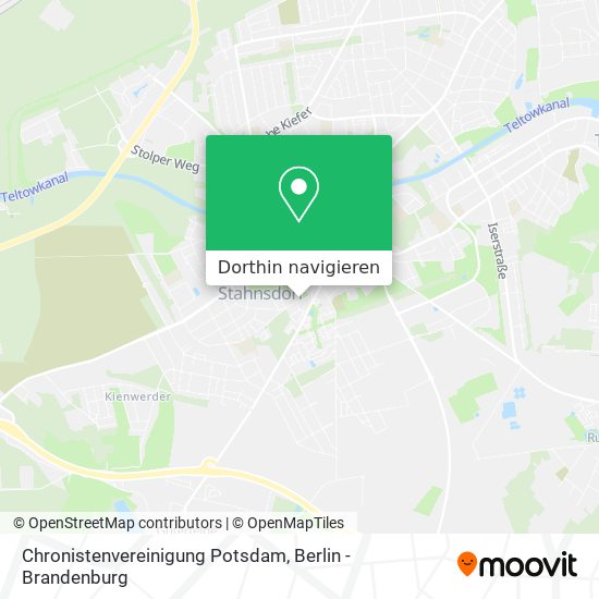 Chronistenvereinigung Potsdam Karte