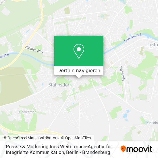 Presse & Marketing Ines Weitermann-Agentur für Integrierte Kommunikation Karte