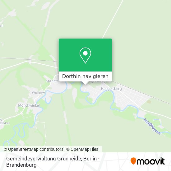 Gemeindeverwaltung Grünheide Karte