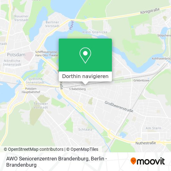 AWO Seniorenzentren Brandenburg Karte