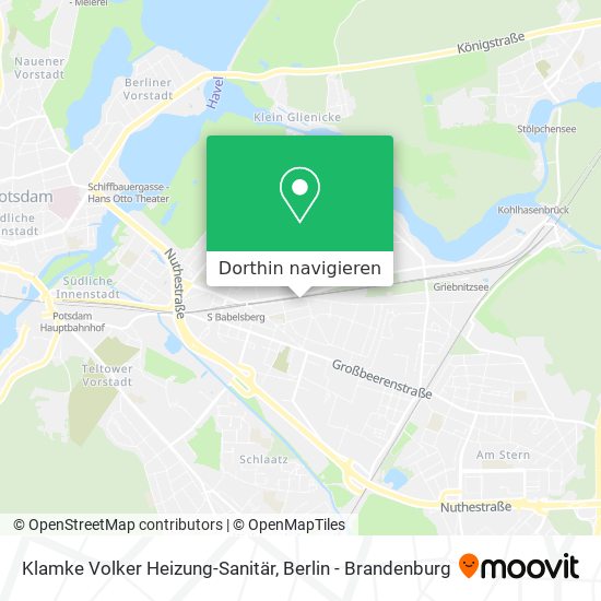 Klamke Volker Heizung-Sanitär Karte