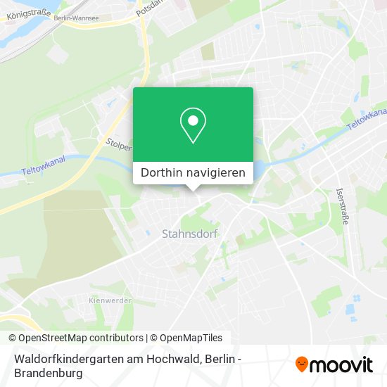 Waldorfkindergarten am Hochwald Karte