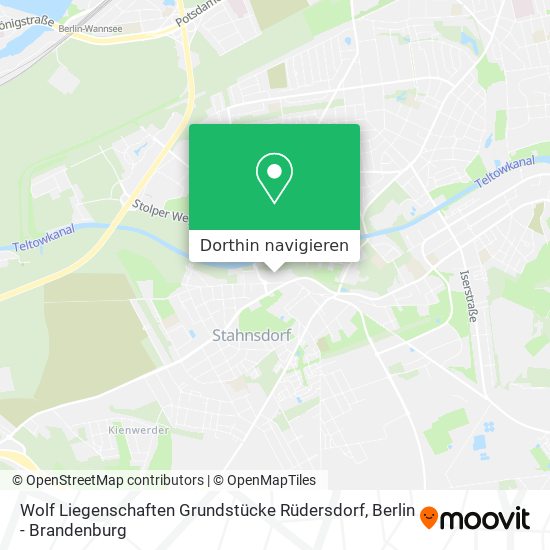 Wolf Liegenschaften Grundstücke Rüdersdorf Karte