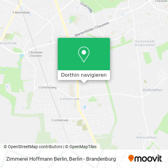 Zimmerei Hoffmann Berlin Karte