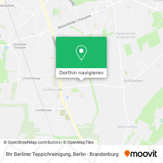 Btr Berliner Teppichreinigung Karte