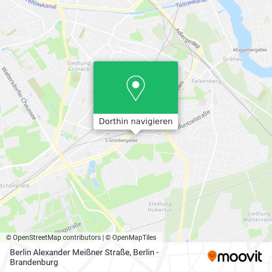 Berlin Alexander Meißner Straße Karte