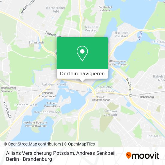 Allianz Versicherung Potsdam, Andreas Senkbeil Karte
