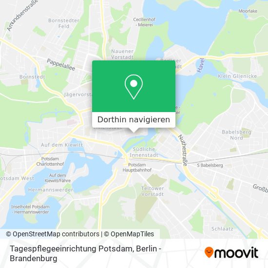 Tagespflegeeinrichtung Potsdam Karte