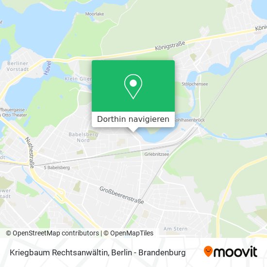 Kriegbaum Rechtsanwältin Karte