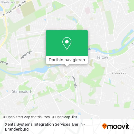 Xenta Systems Integration Services Karte