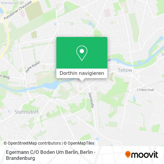 Egermann C/O Boden Um Berlin Karte