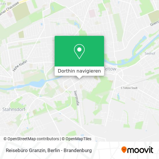 Reisebüro Granzin Karte