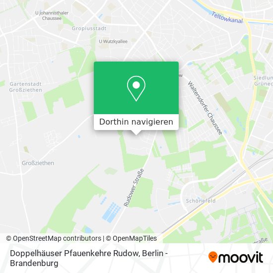 Doppelhäuser Pfauenkehre Rudow Karte