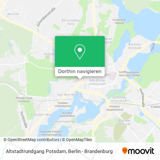 Altstadtrundgang Potsdam Karte