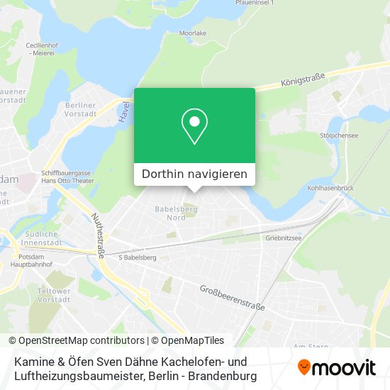 Kamine & Öfen Sven Dähne Kachelofen- und Luftheizungsbaumeister Karte