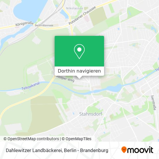 Dahlewitzer Landbäckerei Karte