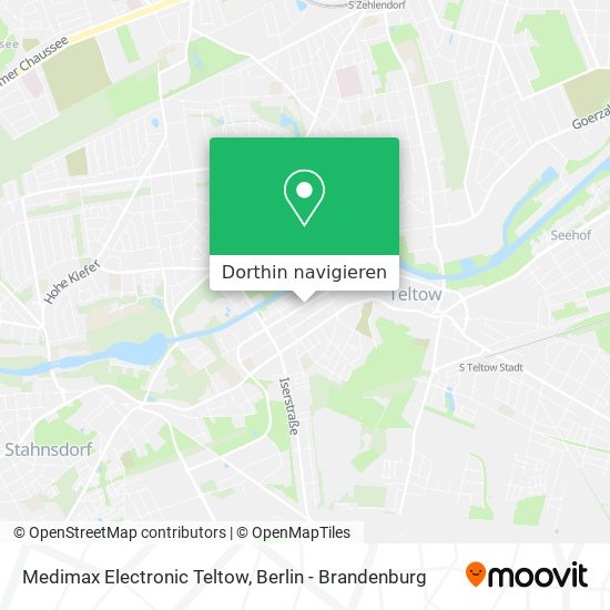 Medimax Electronic Teltow Karte