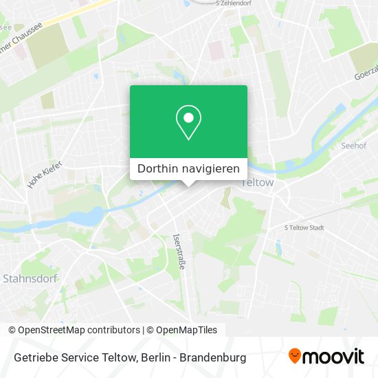 Getriebe Service Teltow Karte