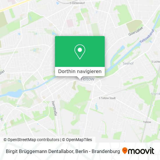Birgit Brüggemann Dentallabor Karte