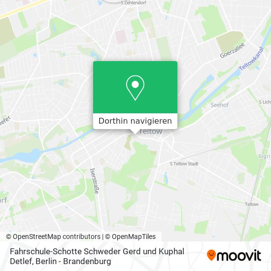 Fahrschule-Schotte Schweder Gerd und Kuphal Detlef Karte