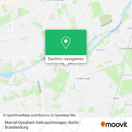 Marcel Dyszkant Gebrauchtwagen Karte