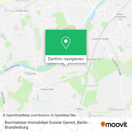 Borrmeister Immobilien Gunnar Gernot Karte