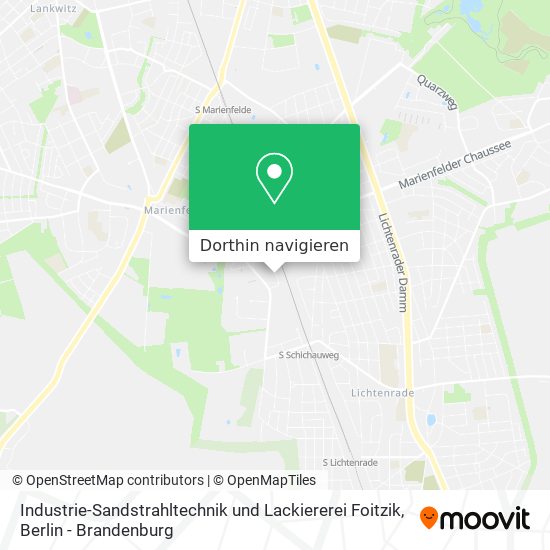 Industrie-Sandstrahltechnik und Lackiererei Foitzik Karte