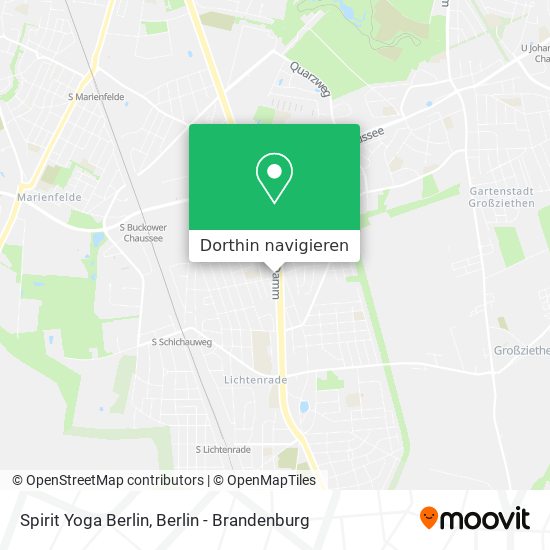 Spirit Yoga Berlin Karte