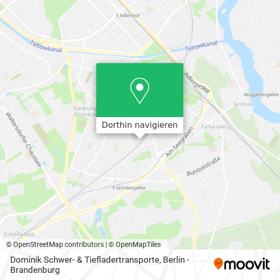 Dominik Schwer- & Tiefladertransporte Karte
