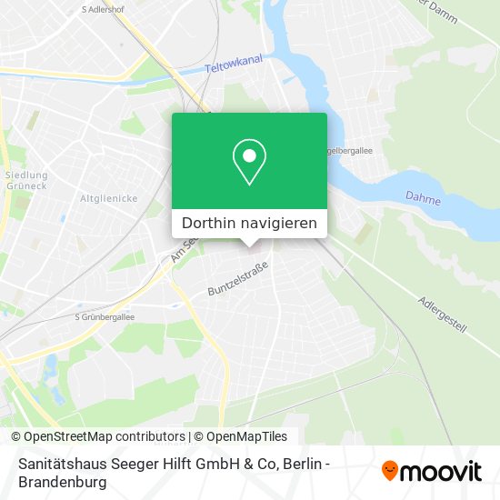 Sanitätshaus Seeger Hilft GmbH & Co Karte