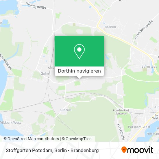 Stoffgarten Potsdam Karte