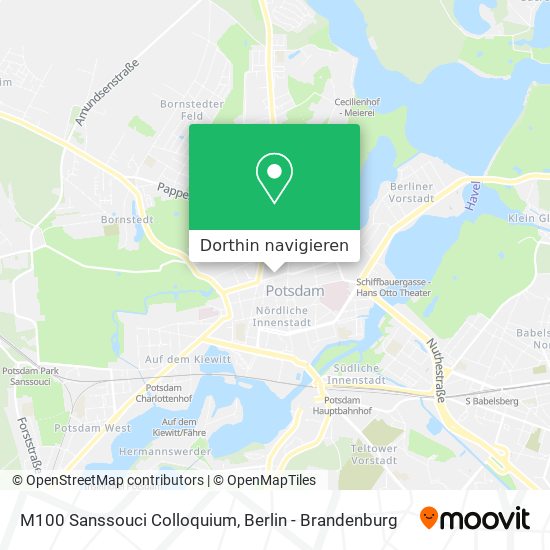 M100 Sanssouci Colloquium Karte