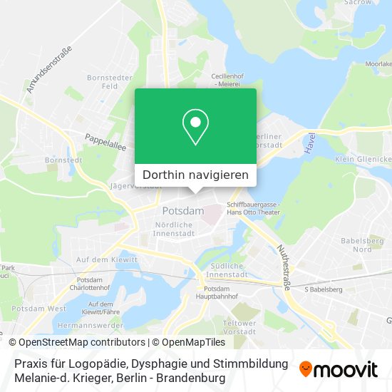 Praxis für Logopädie, Dysphagie und Stimmbildung Melanie-d. Krieger Karte