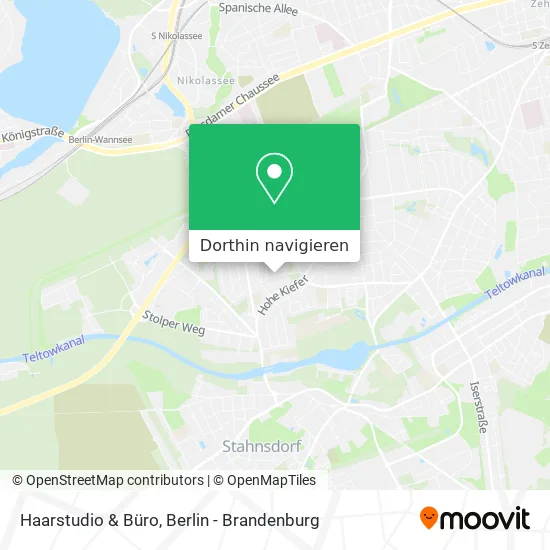 Haarstudio & Büro Karte