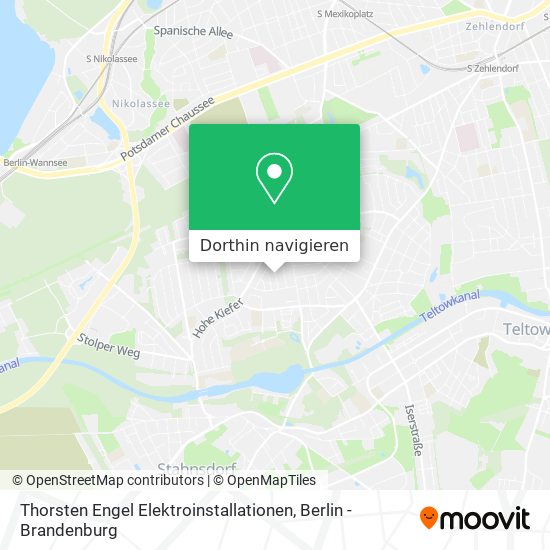 Thorsten Engel Elektroinstallationen Karte