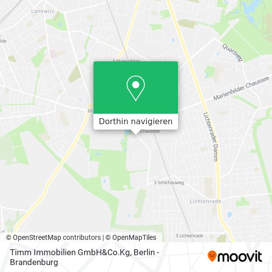 Timm Immobilien GmbH&Co.Kg Karte