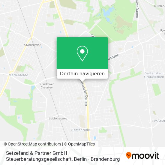 Setzefand & Partner GmbH Steuerberatungsgesellschaft Karte