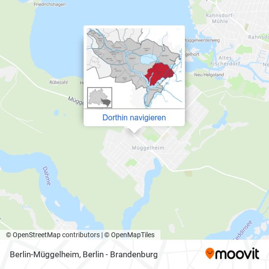 Berlin-Müggelheim Karte