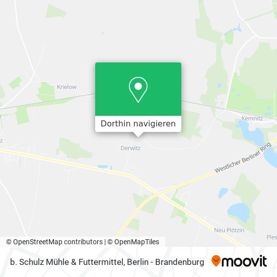 b. Schulz Mühle & Futtermittel Karte