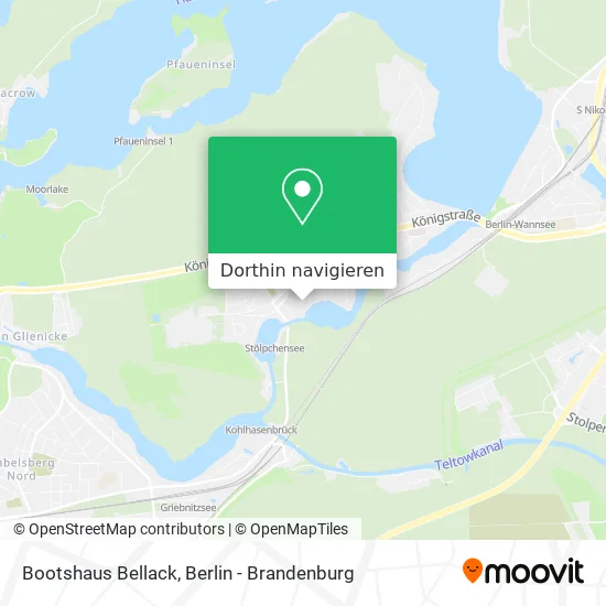 Bootshaus Bellack Karte