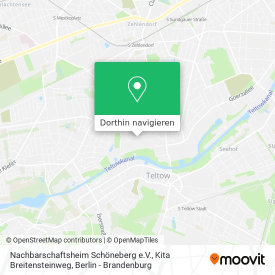 Nachbarschaftsheim Schöneberg e.V., Kita Breitensteinweg Karte