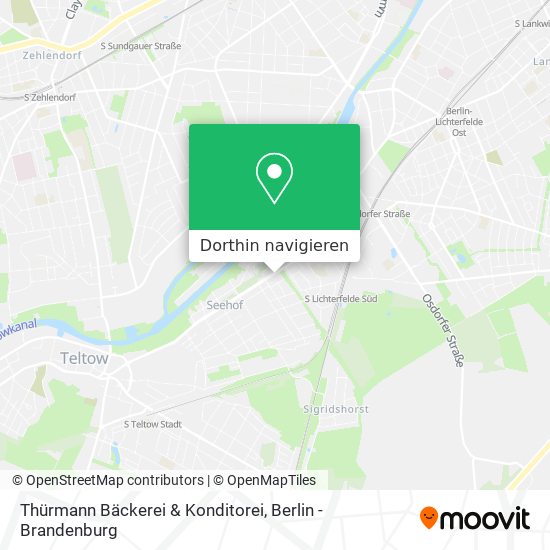 Thürmann Bäckerei & Konditorei Karte