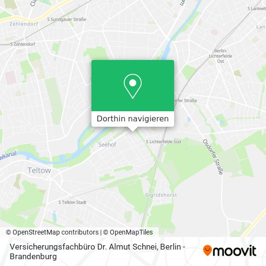 Versicherungsfachbüro Dr. Almut Schnei Karte