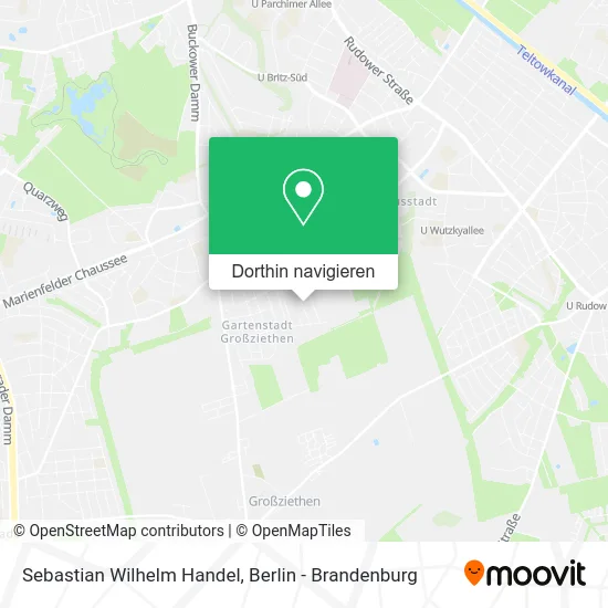 Sebastian Wilhelm Handel Karte